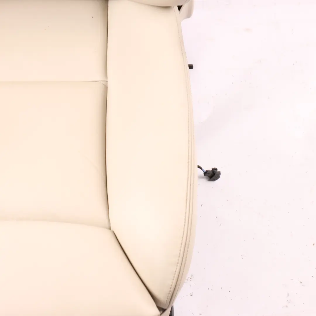BMW F07 Front Seat Comfort Right O/S Heated Memory Leather Nappa Elfenbein Weiss - SKU 7261376-2 - Part number 7261376