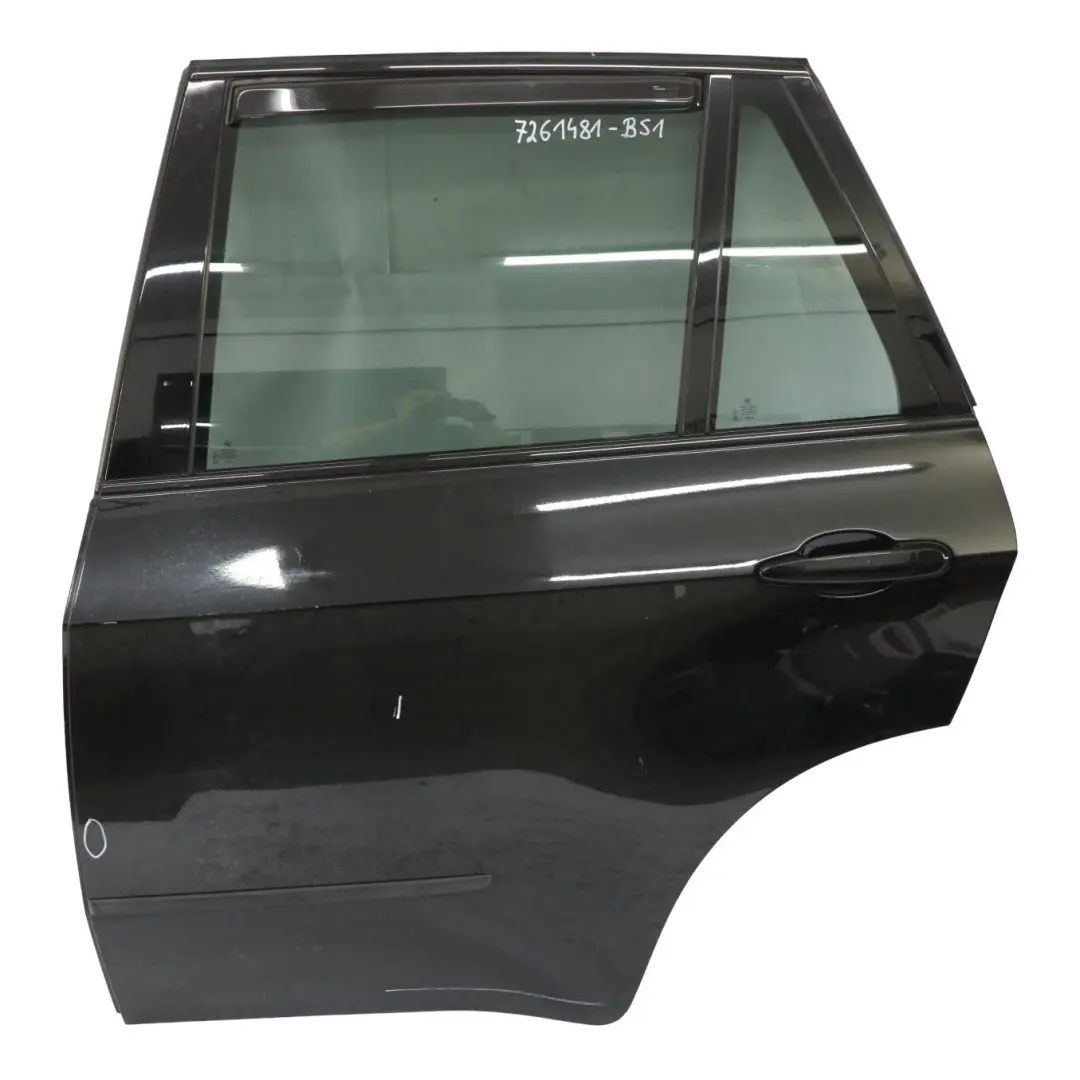 Puerta Trasera Izquierda Negro Zafiro Metálico - 475 para BMW X5 E70 con número de pieza 7261481 BMW X5 E70 Puerta Trasera Izquierda Negro Zafiro Metálico - 475 - SKU 7261481-BS1 - Número de pieza 7261481