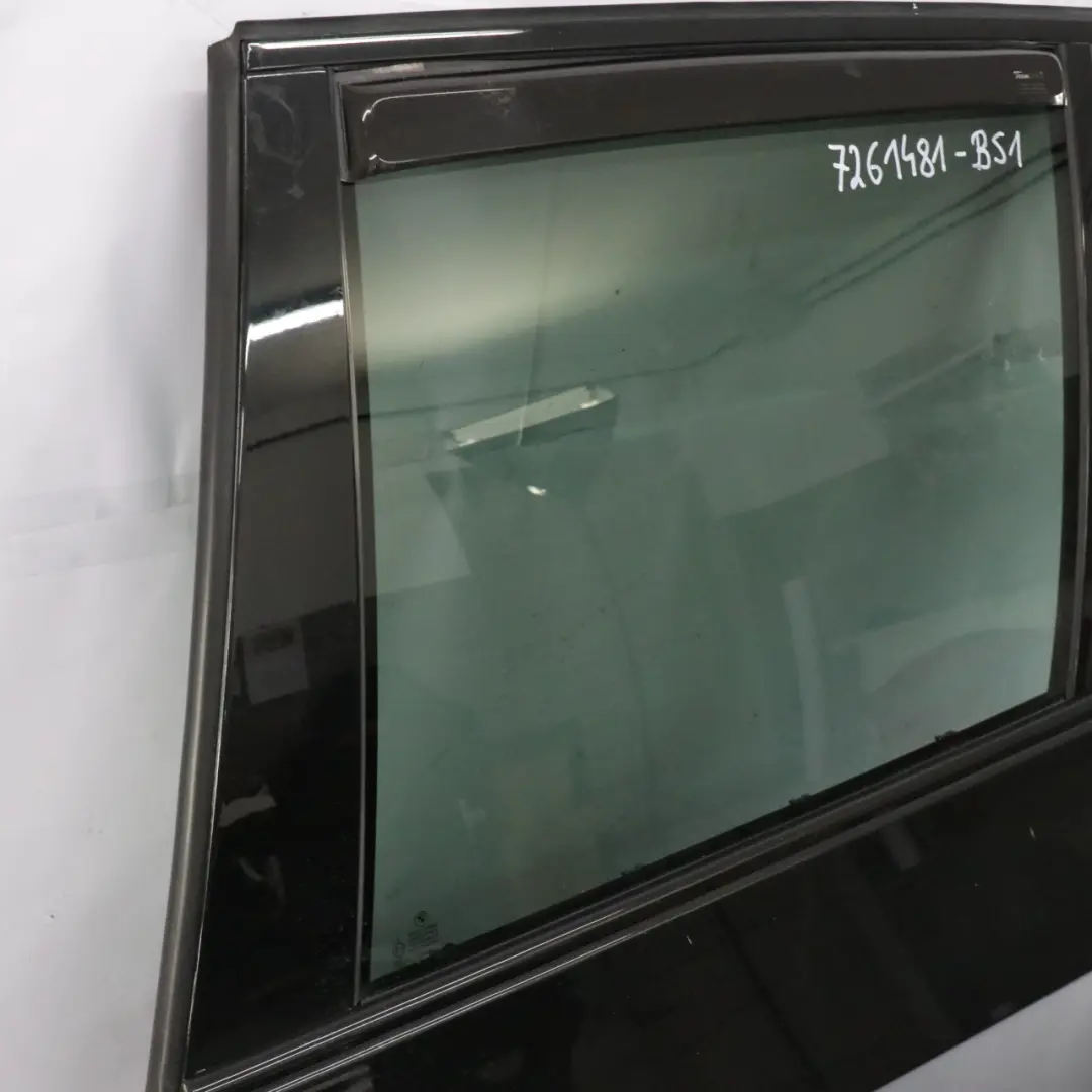 Door Rear Left N/S Black Sapphire Metallic - 475 to BMW X5 E70 with Part number 7261481 BMW X5 E70 Door Rear Left N/S Black Sapphire Metallic - 475 - SKU 7261481-BS1 - Part number 7261481