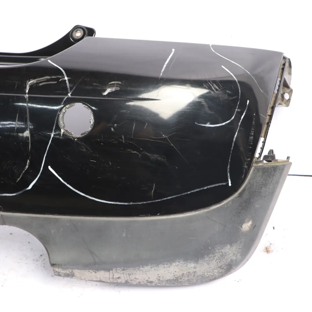 Mini R56 R57 LCI R58 Rear Bumper Trim Panel Midnight Black Metallic - A94 - SKU 7264355-MNB1 - Part number 7264355
