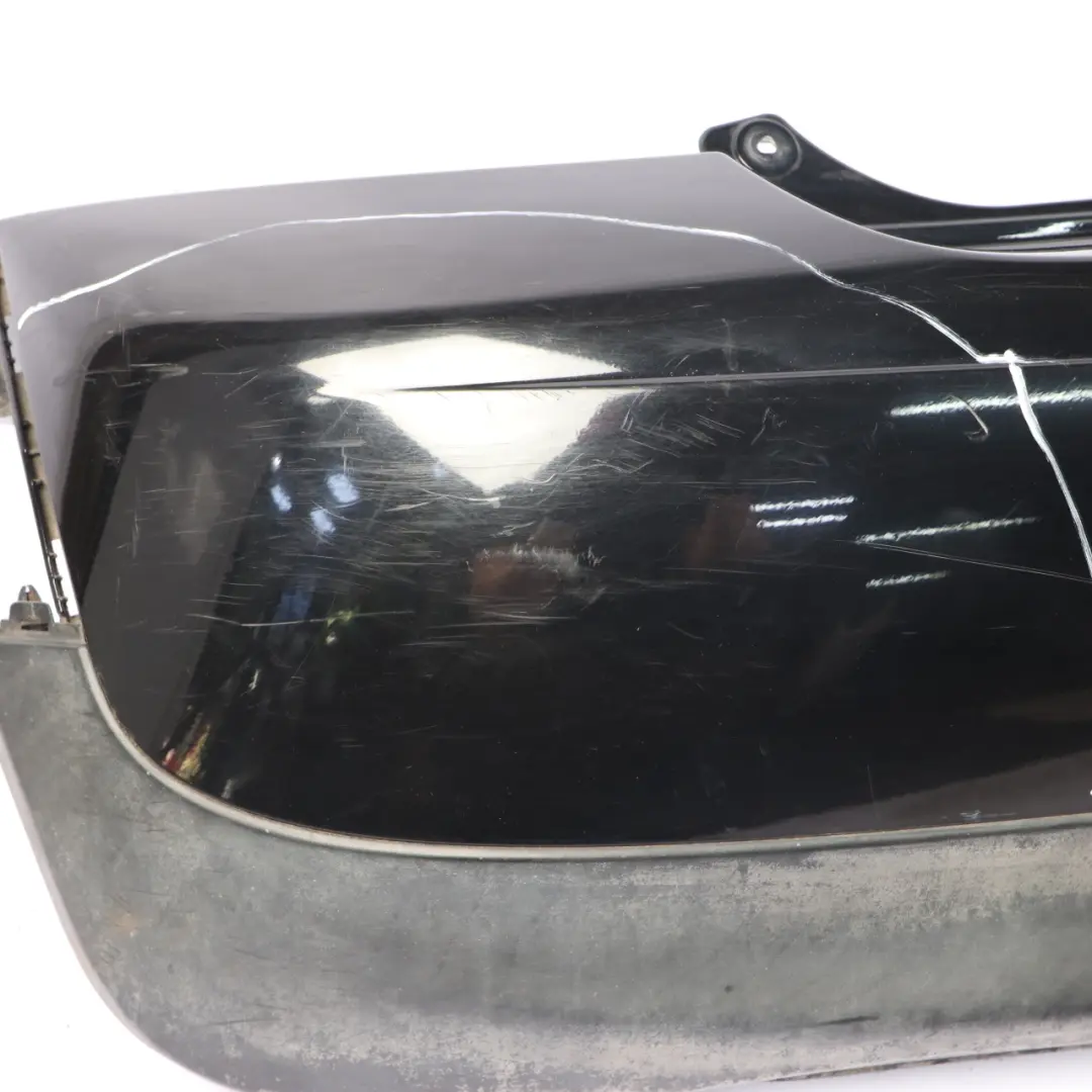 Mini R56 R57 LCI R58 Rear Bumper Trim Panel Midnight Black Metallic - A94 - SKU 7264355-MNB1 - Part number 7264355