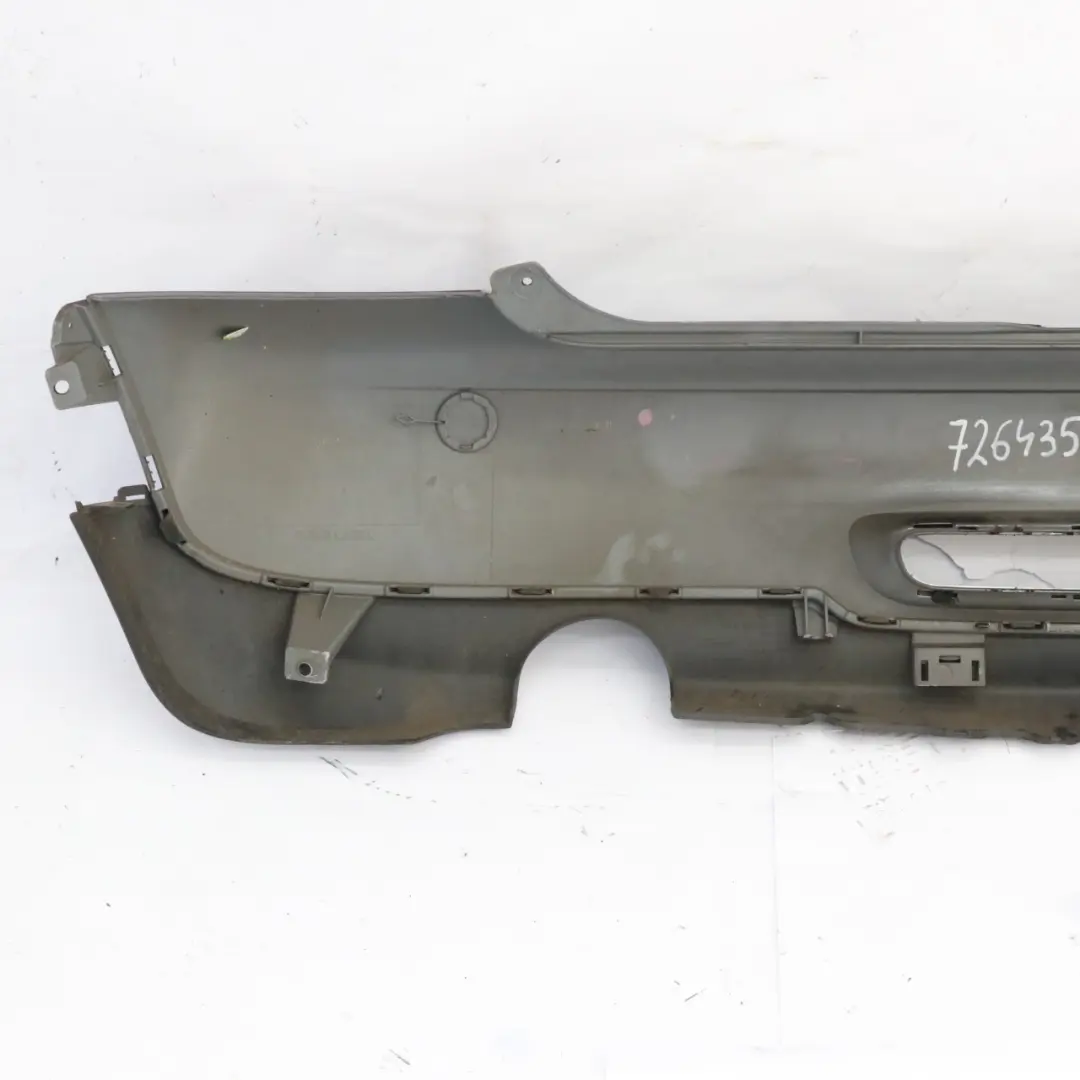 Mini R56 LCI Rear Bumper Trim Panel R57 LCI R58 Midnight Black Metallic - A94 - SKU 7264356-MNB1 - Numero di parte 7264356