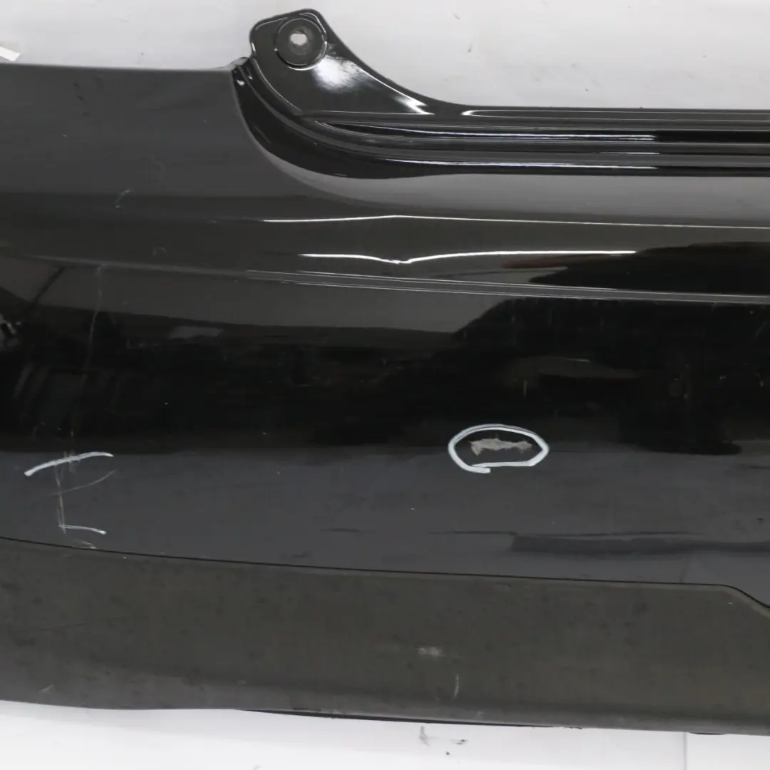 Bumper Trim Panel R57 LCI R58 Midnight Black Metallic - A94 to Mini R56 LCI Rear with Part number 7264356 Mini R56 LCI Rear Bumper Trim Panel R57 LCI R58 Midnight Black Metallic - A94 - SKU 7264356-MNB1 - Part number 7264356