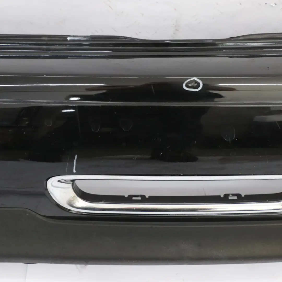 Bumper Trim Panel R57 LCI R58 Midnight Black Metallic - A94 to Mini R56 LCI Rear with Part number 7264356 Mini R56 LCI Rear Bumper Trim Panel R57 LCI R58 Midnight Black Metallic - A94 - SKU 7264356-MNB1 - Part number 7264356