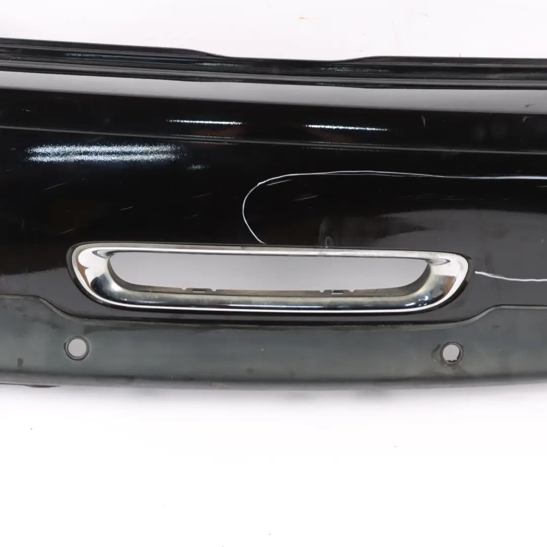 Mini R56 LCI Rear Bumper Trim Panel PDC R57 LCI R58 Midnight Black Metallic A94 - SKU 7264356-MNB2 - Part number 7264356