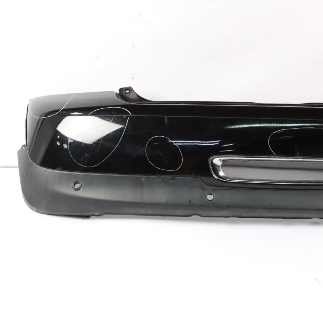 Bumper Trim Panel PDC R57 LCI R58 Midnight Black Metallic A94 to Mini R56 LCI Rear with Part number 7264356 Mini R56 LCI Rear Bumper Trim Panel PDC R57 LCI R58 Midnight Black Metallic A94 - SKU 7264356-MNB2 - Part number 7264356
