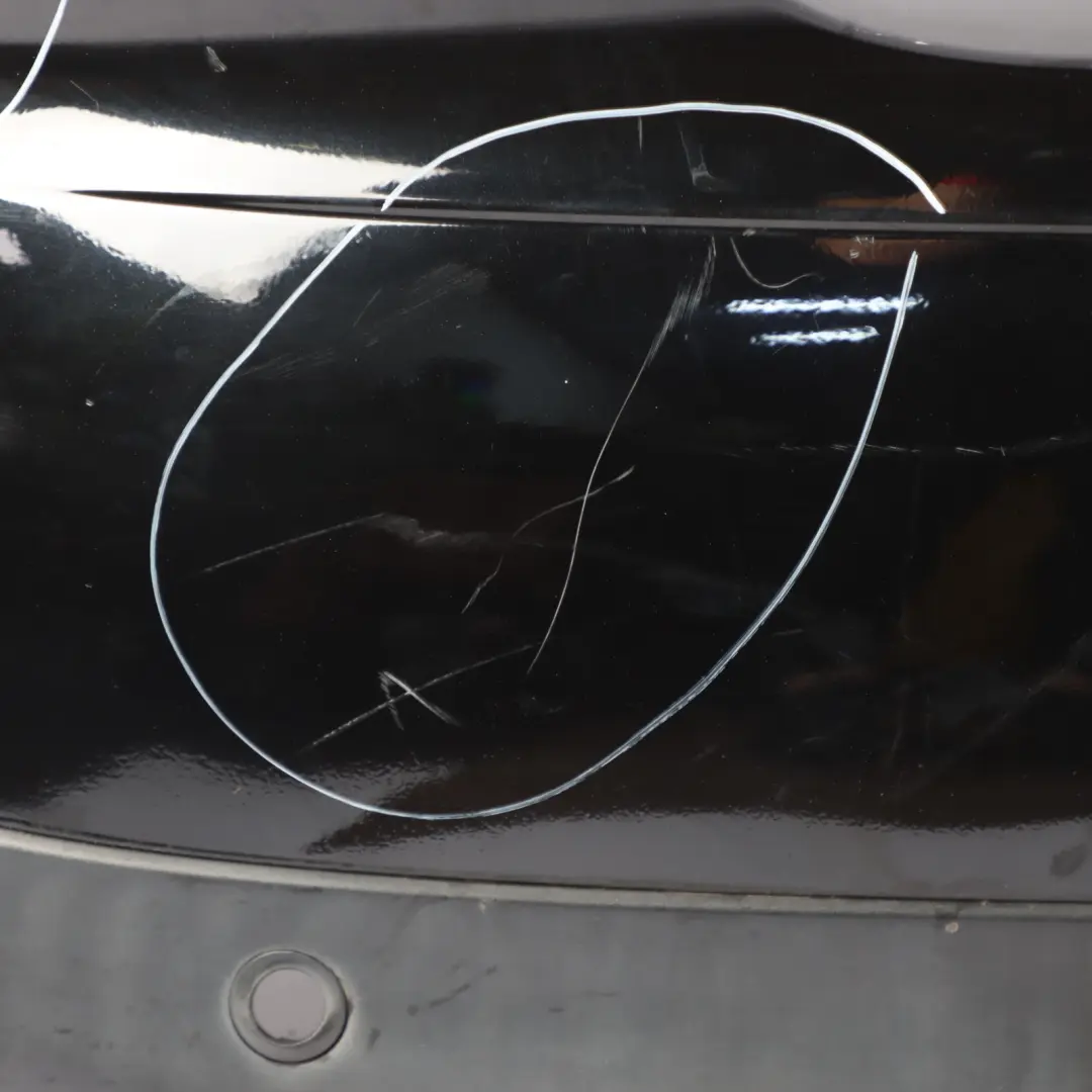 Bumper Trim Panel PDC R57 LCI R58 Midnight Black Metallic A94 to Mini R56 LCI Rear with Part number 7264356 Mini R56 LCI Rear Bumper Trim Panel PDC R57 LCI R58 Midnight Black Metallic A94 - SKU 7264356-MNB2 - Part number 7264356