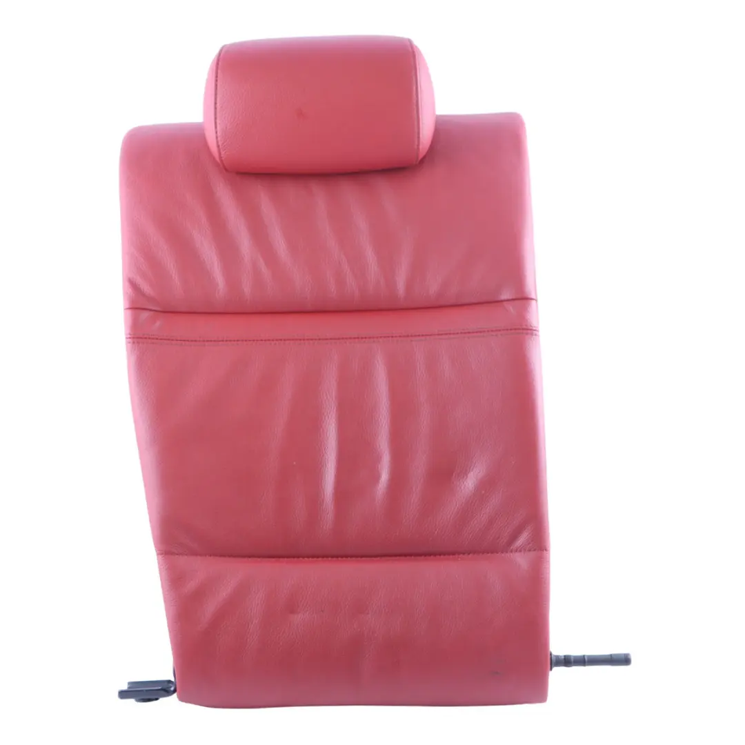 BMW E92 Seat Backrest Cover Rear Right O/S Back Rest Cover Red Leather Dakota - SKU 7266141-1 - Part number 7266141