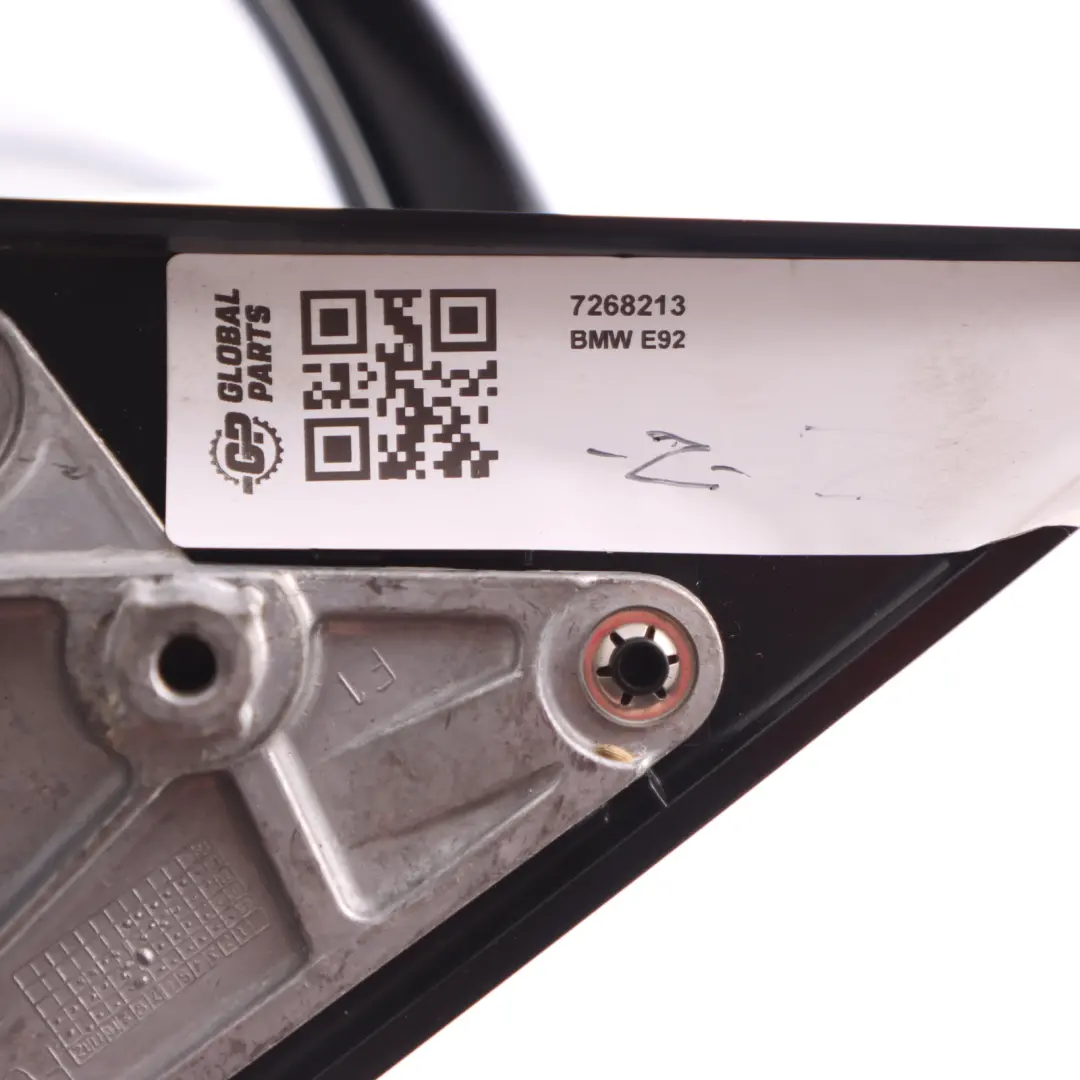 Mirror Wing Door BMW E92 E93 Outside Heated Left N/S Black to with Part number 7268213 Mirror Wing Door BMW E92 E93 Outside Heated Left N/S Black - SKU rhd-7268213 - Part number 7268213