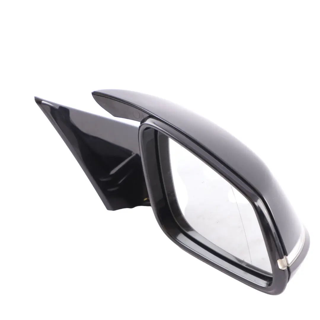  Wing Mirror BMW F21 F22 F23 LCI Door Right O/S High Gloss 6 Pins Black - SKU 7268600-BLK - Part number 7268600