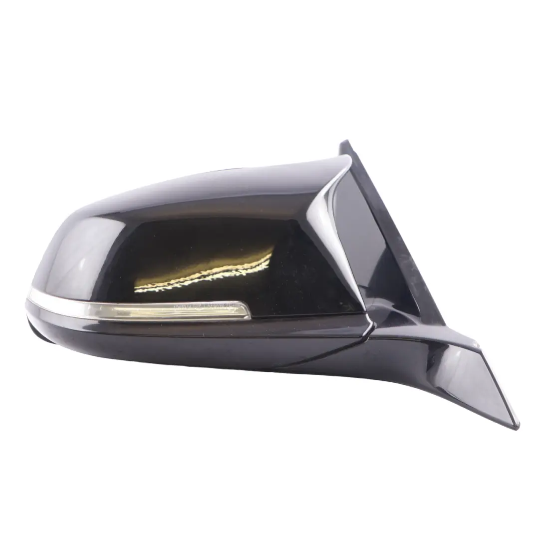  Wing Mirror BMW F21 F22 F23 LCI Door Right O/S High Gloss 6 Pins Black - SKU 7268600-BLK - Part number 7268600