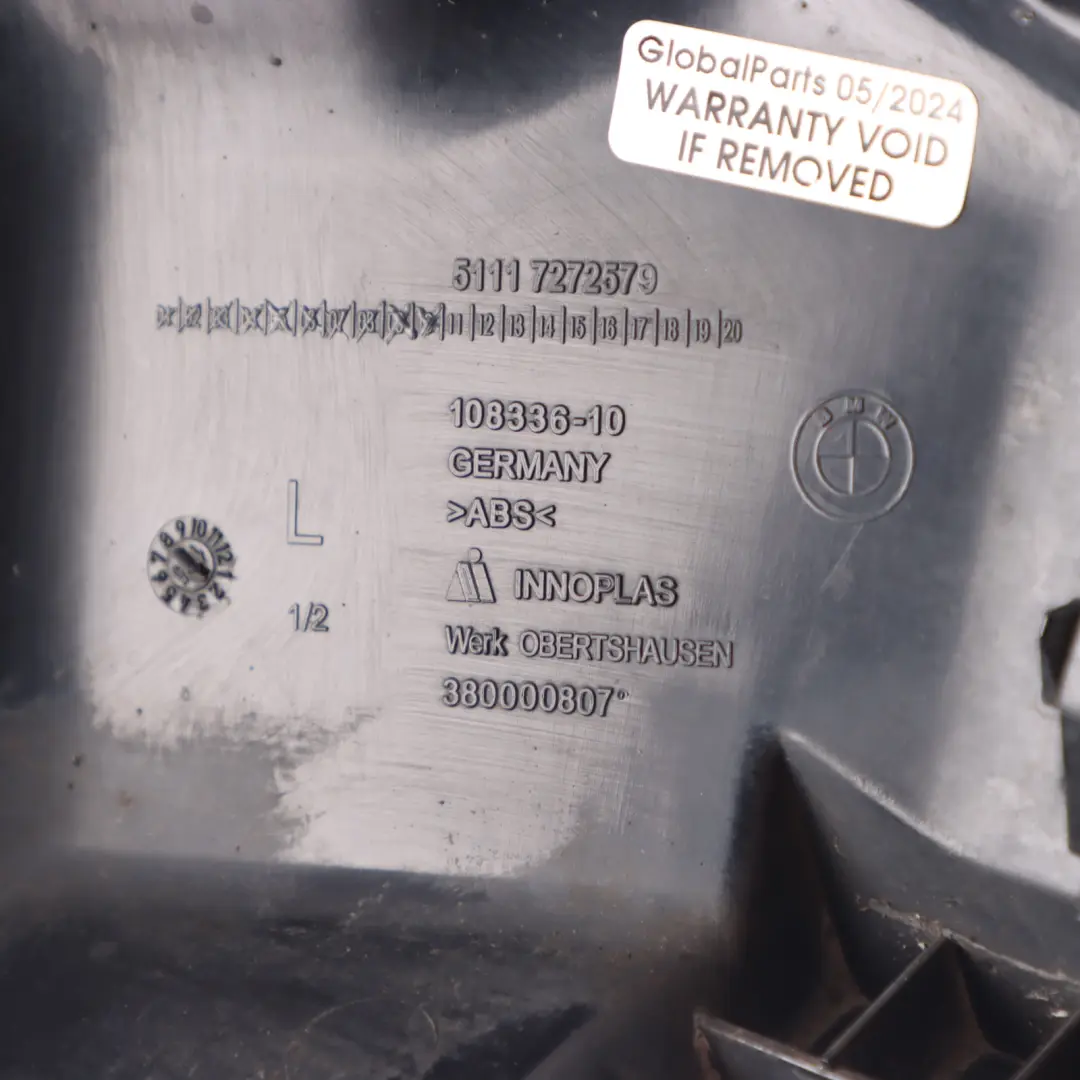 Inserto paraurti BMW F20 F21 Staffa sinistra del paraurti anteriore per con numero di parte 7272579 Inserto paraurti BMW F20 F21 Staffa sinistra del paraurti anteriore - SKU 7272579 - Numero di parte 7272579