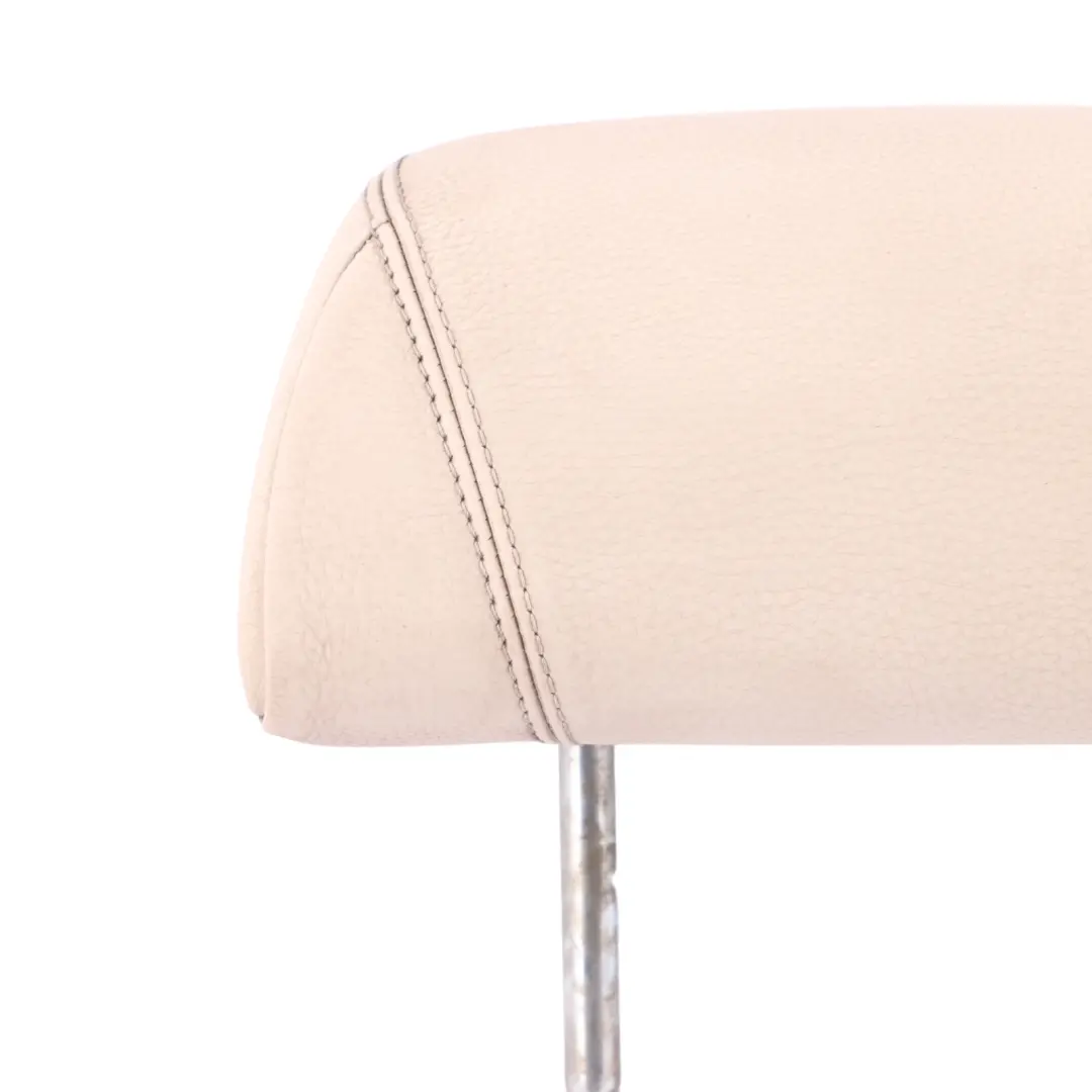Headrest Rear Left Right N/O/S Leather Elfenbeinweiss to BMW F12 F13 Seat with Part number 7280340 BMW F12 F13 Seat Headrest Rear Left Right N/O/S Leather Elfenbeinweiss - SKU 7280340-1 - Part number 7280340