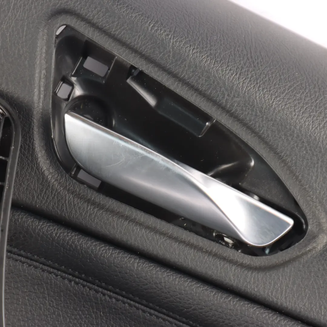 BMW F20 LCI Tarjeta Puerta Trasera Derecha Forro Panel Cuero Schwarz - SKU 7284028 - Número de pieza 7284028
