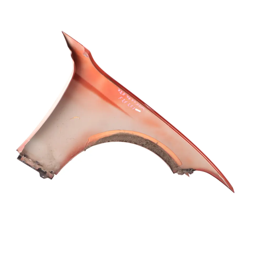 Wing Fender Front Left N/S Side Panel Trim Sunset Orange Metallic - C1X to BMW F10 with Part number 7284645 BMW F10 Wing Fender Front Left N/S Side Panel Trim Sunset Orange Metallic - C1X - SKU 7284645-SOR - Part number 7284645