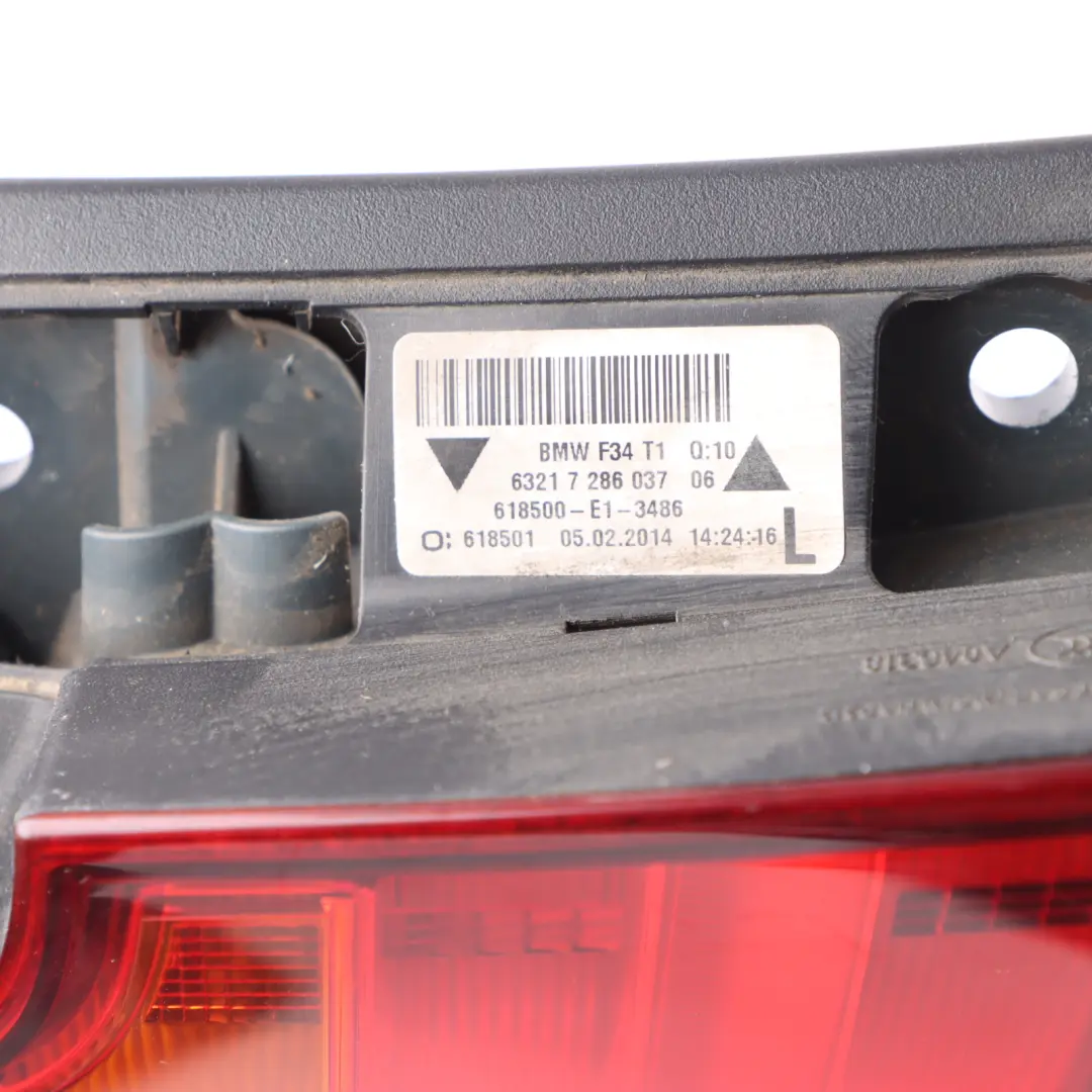BMW F34 GT Lampe Licht In Der Seitenwand Hinten Links - SKU 7286037 - Teilenummer 7286037