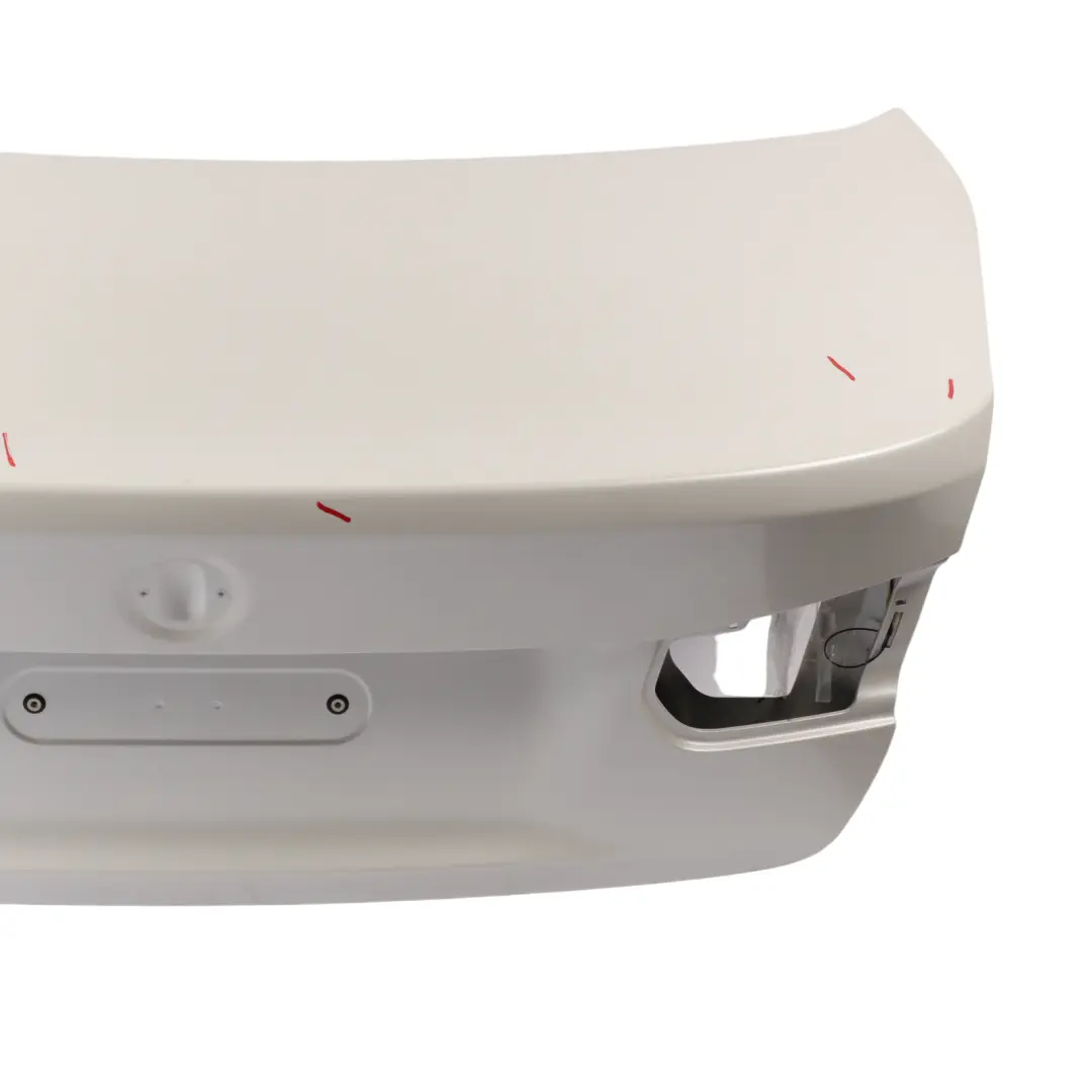 Boot Trunk Lid Tailgate Mineralweiss Mineral White - A96 to BMW F30 F80 Rear with Part number 7288757 BMW F30 F80 Rear Boot Trunk Lid Tailgate Mineralweiss Mineral White - A96 - SKU 7288757-MW - Part number 7288757