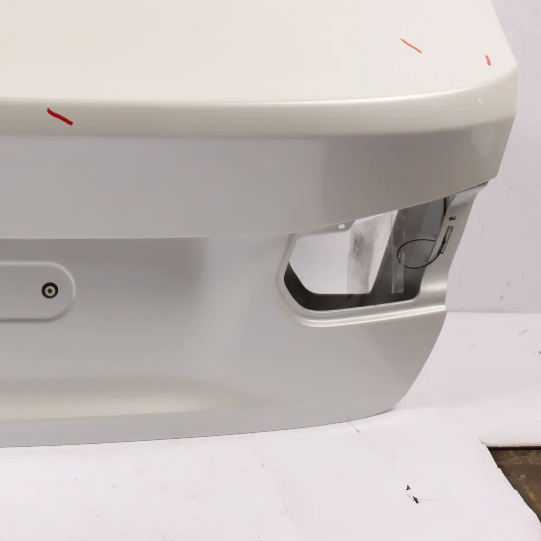 BMW F30 F80 Rear Boot Trunk Lid Tailgate Mineralweiss Mineral White - A96 - SKU 7288757-MW - Part number 7288757