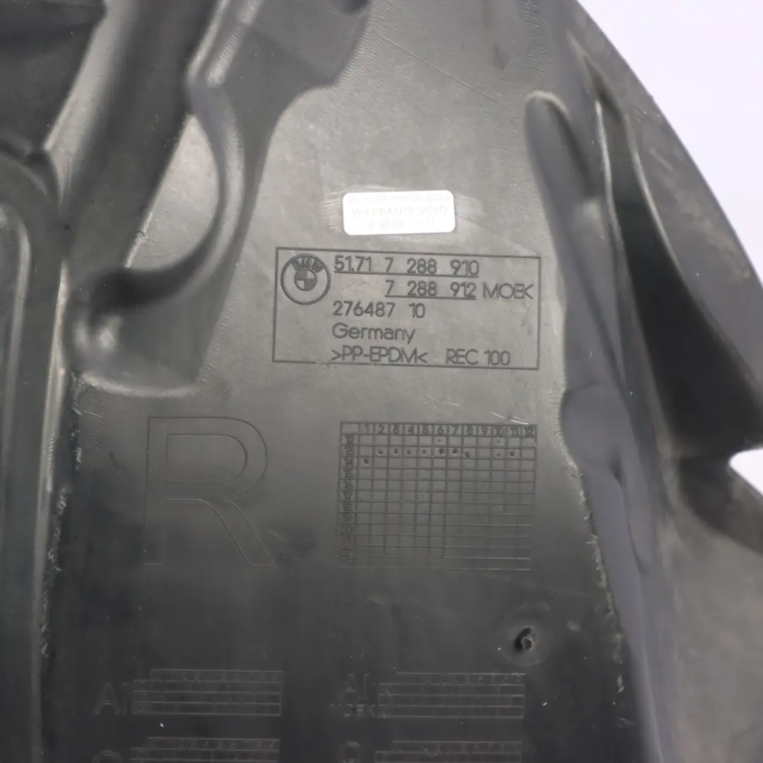 Paso de rueda Tapa Delantera Derecha para Bmw F34 con número de pieza 7288910 Bmw F34 Paso de rueda Tapa Delantera Derecha - SKU 7288910 - Número de pieza 7288910