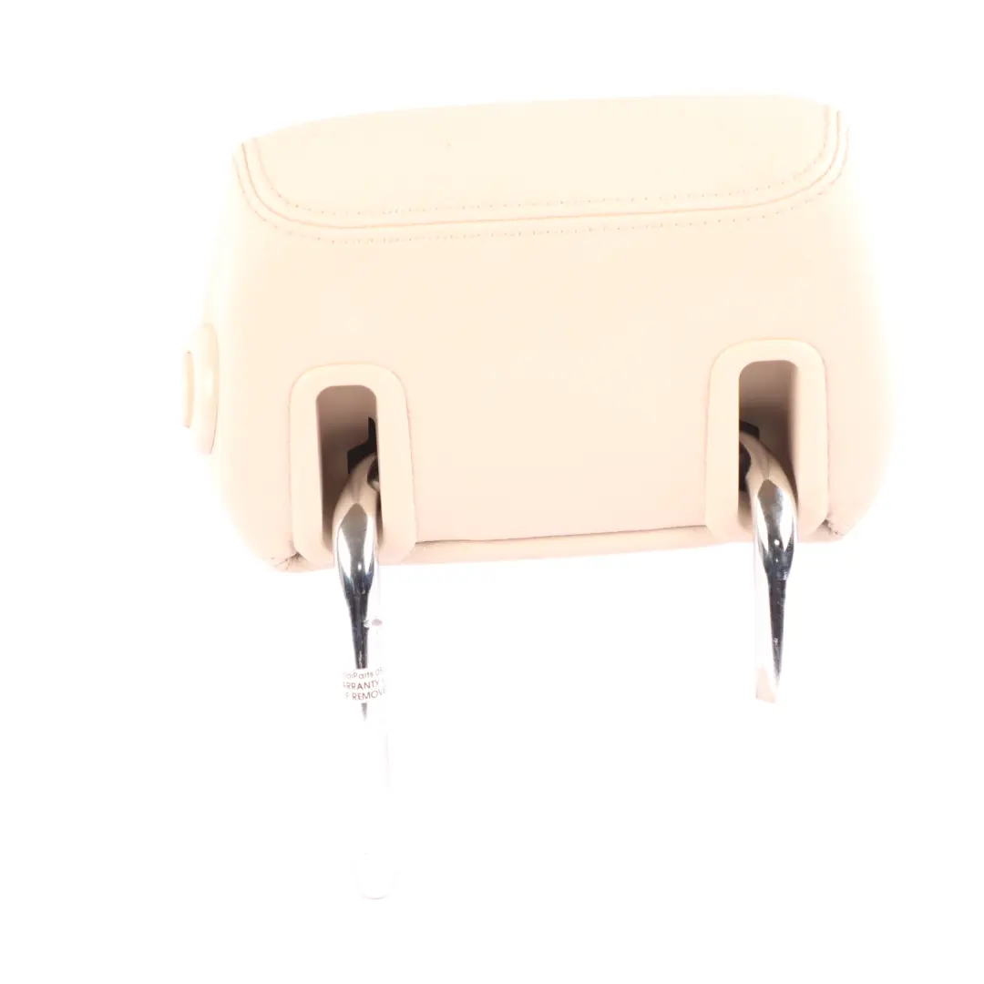 Reposacabezas Trasero Central Cuero Oyster para BMW F20 F21 F30 con número de pieza 7291142 BMW F20 F21 F30 Reposacabezas Trasero Central Cuero Oyster - SKU 7291142 - Número de pieza 7291142