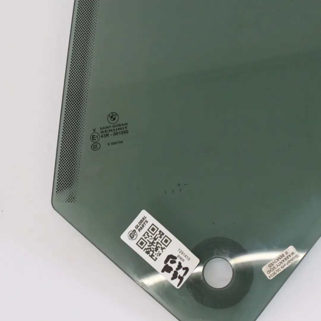 Cristal Ventana Trasera Izquierda Lado para BMW F34 con número de pieza 7291419 BMW F34 Cristal Ventana Trasera Izquierda Lado - SKU 7291419 - Número de pieza 7291419