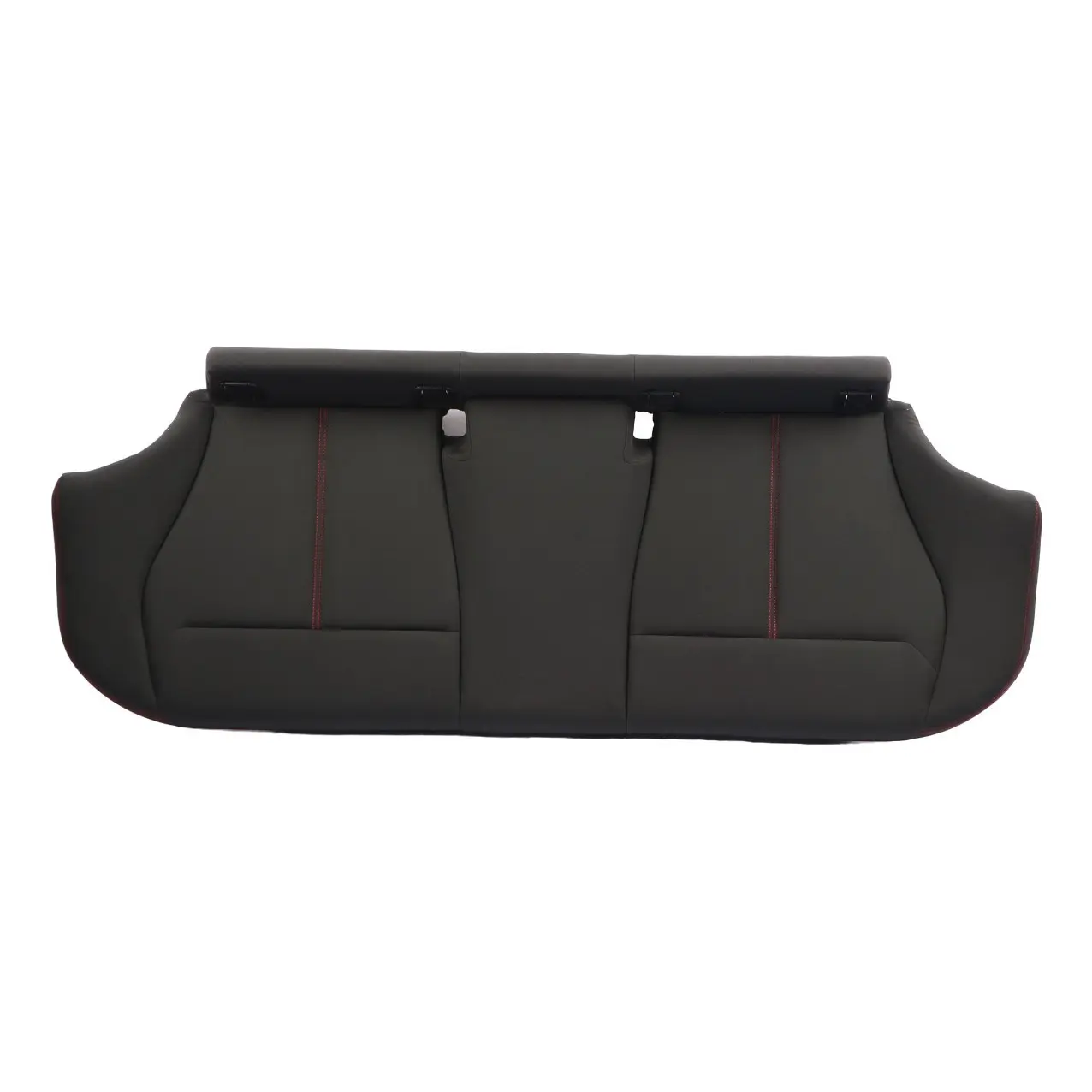 BMW F20 Banquette arrière Tissu Anthracite Accents de surpiqûres rouges