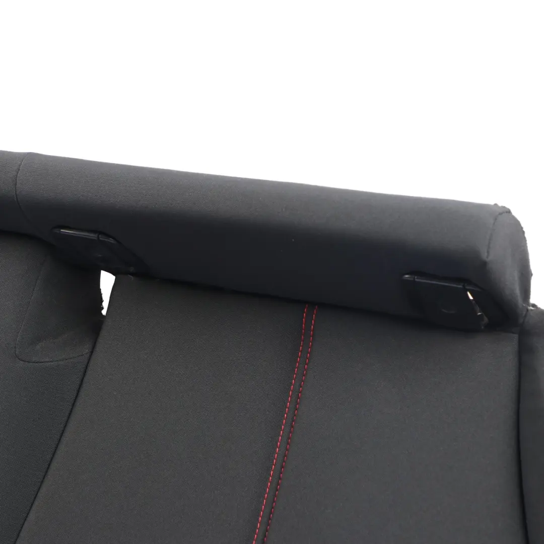 Kanapa Tylna Tkanina Antracyt Czerwone Przeszyćia do BMW F20 o numerze 7292587 BMW F20 Kanapa Tylna Tkanina Antracyt Czerwone Przeszyćia - SKU 7292587-2 - Numer Części 7292587