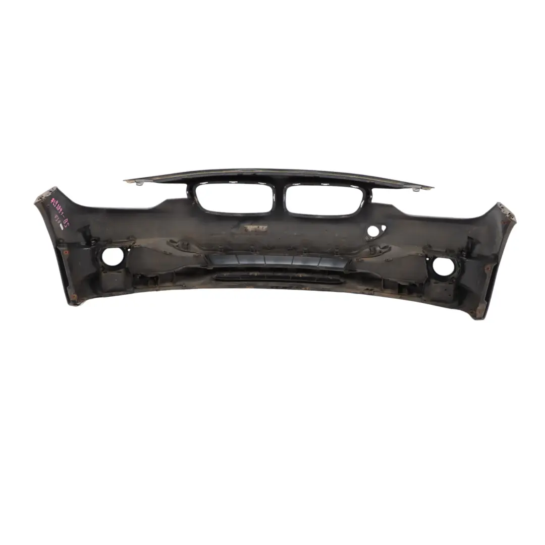BMW F30 F31 Front Bumper Complete Trim Panel Black Sapphire Metallic - 475 - SKU 7292991-BS - Part number 7292991