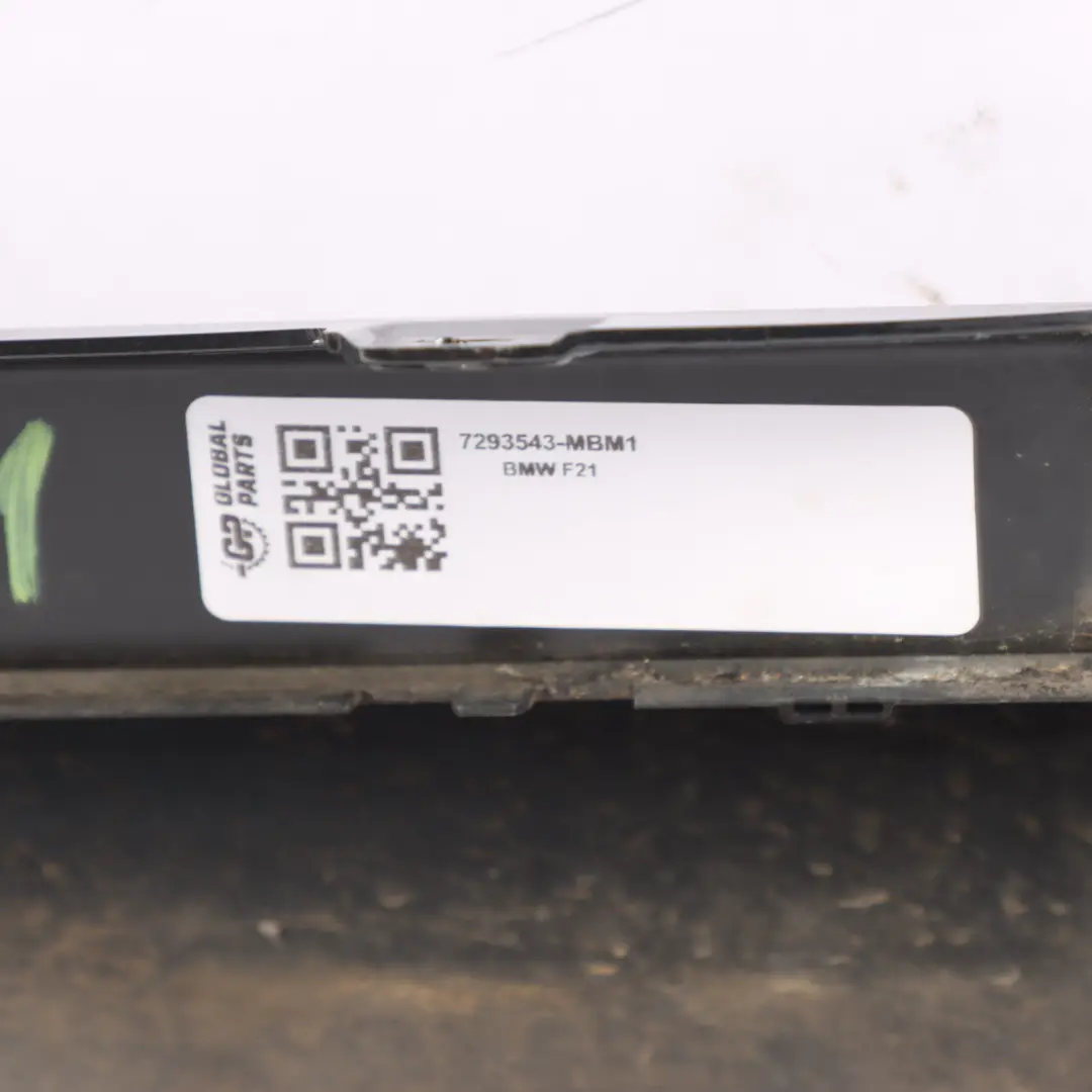 Side Skirt BMW F21 F22 F23 Sill Strip Trim Left N/S Midnight Blue Metallic B38 to with Part number 7293543 Side Skirt BMW F21 F22 F23 Sill Strip Trim Left N/S Midnight Blue Metallic B38 - SKU 7293543-MBM1 - Part number 7293543