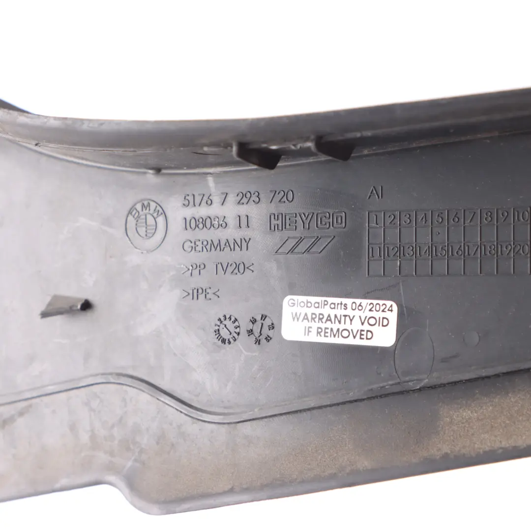 BMW F34 Motor Haube Dichtung Seitenwand Rechts Abdeckung - SKU 7293720 - Teilenummer 7293720