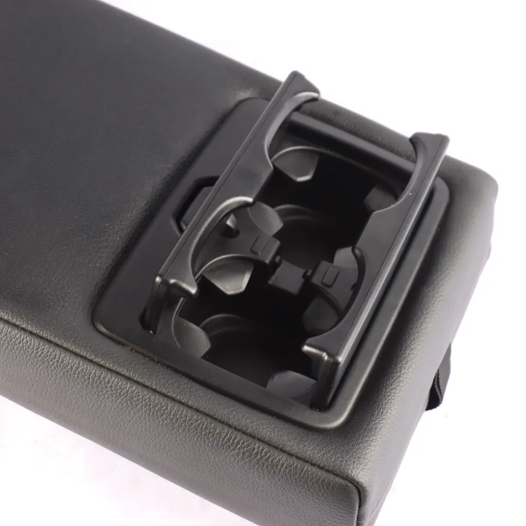 Armrest Headrest Cup Holder Console Black Leather to BMW 3 F30 F31 Rear Seat with Part number 7293845 BMW 3 F30 F31 Rear Seat Armrest Headrest Cup Holder Console Black Leather - SKU 7293845 - Part number 7293845