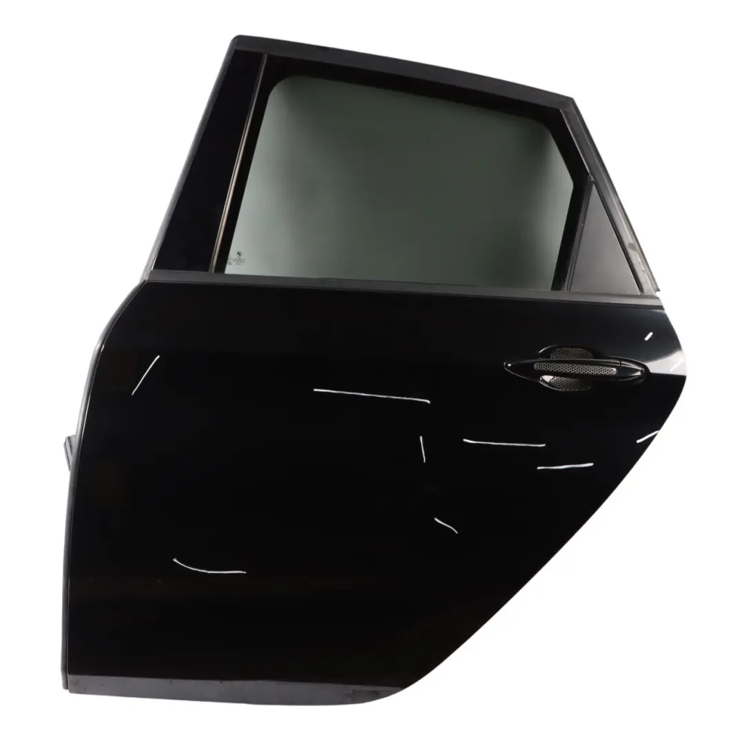BMW F45 Active Tourer Door Rear Left N/S Black Sapphire Metallic - 475 - SKU 7294231-BS - Part number 7294231