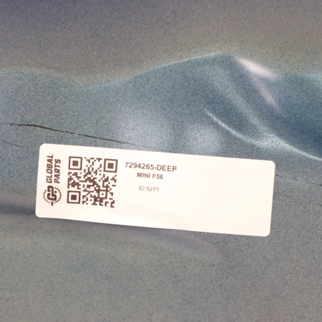 Door Front Left N/S Deep Blue Metallic - B69 to Mini F56 F57 with Part number 7294265 Mini F56 F57 Door Front Left N/S Deep Blue Metallic - B69 - SKU 7294265-DEEP - Part number 7294265