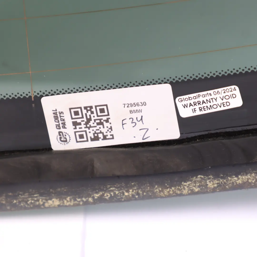 BMW F34 GT Rear Window Glass AS3 Tinted Rear Tailgate Boot Lid Glazing - SKU 7295630 - Part number 7295630