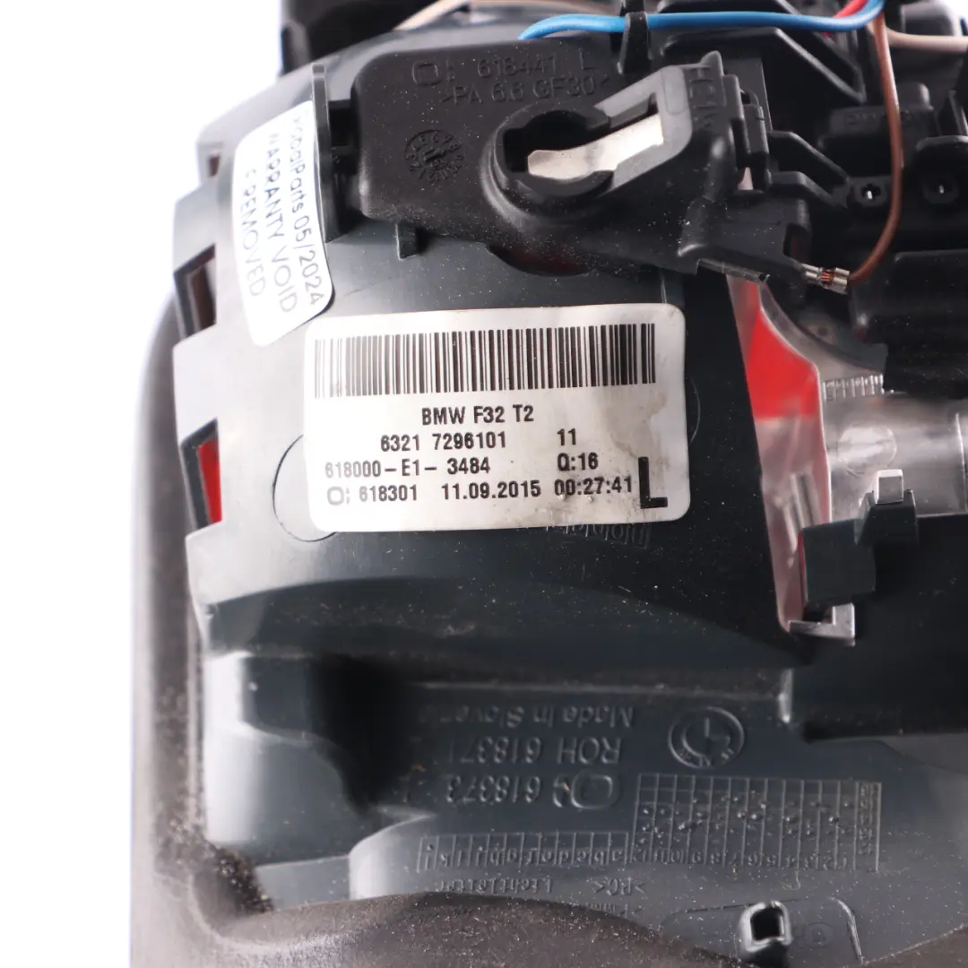 Left N/S Light In Trunk Lid Boot Tailgate Lamp to BMW F32 F33 F36 Rear with Part number 7296101 BMW F32 F33 F36 Rear Left N/S Light In Trunk Lid Boot Tailgate Lamp - SKU 7296101-1 - Part number 7296101