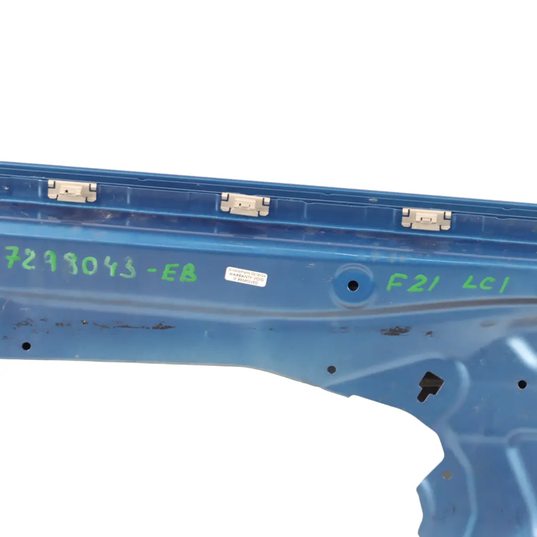 Front Left Door N/S Estorilblau Estoril Blue - B45 to BMW 1 2 Series F21 F22 F23 with Part number 7298043 BMW 1 2 Series F21 F22 F23 Front Left Door N/S Estorilblau Estoril Blue - B45 - SKU 7298043-EB - Part number 7298043