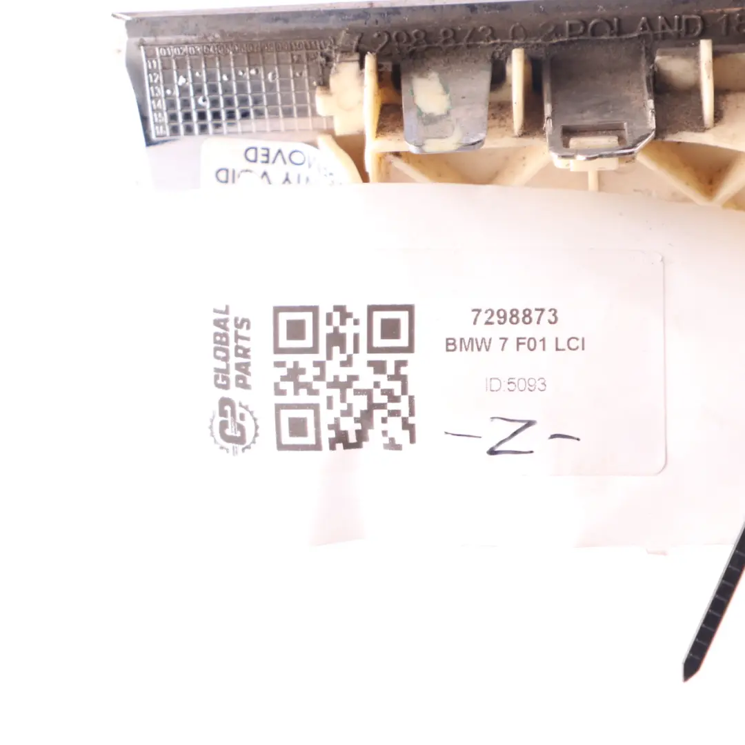 Indicator Cover Fender Trim Front Left N/S to BMW F01 F02 F03 LCI with Part number 7298873 BMW F01 F02 F03 LCI Indicator Cover Fender Trim Front Left N/S - SKU 7298873 - Part number 7298873