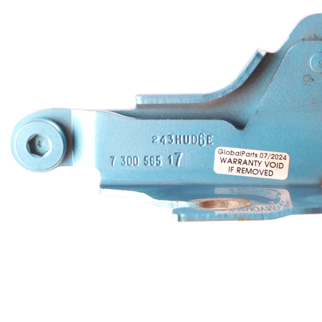 Mini F56 Hood Bonnet Hinge Front Left N/S Electric Blue II Metallic B86 7300565 - SKU 7370301-ELBII - Part number 7370301