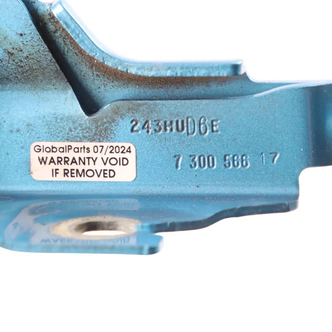 Mini F56 Hood Bonnet Hinge Front Right O/S Electric Blue II Metallic B86 7300566 - SKU  7370301-ELBII - Part number  7370301