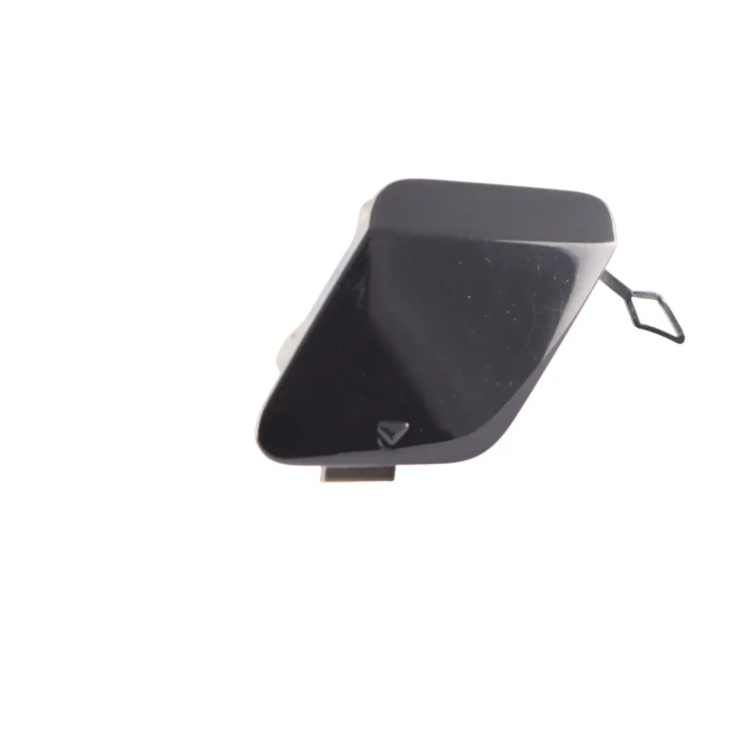 BMW F20 F21 Towing Eye Cover Rear Bumper Hook Flap Cap Schwarz 2 Black - 668 - SKU 7301463-SCH - Part number 7301463