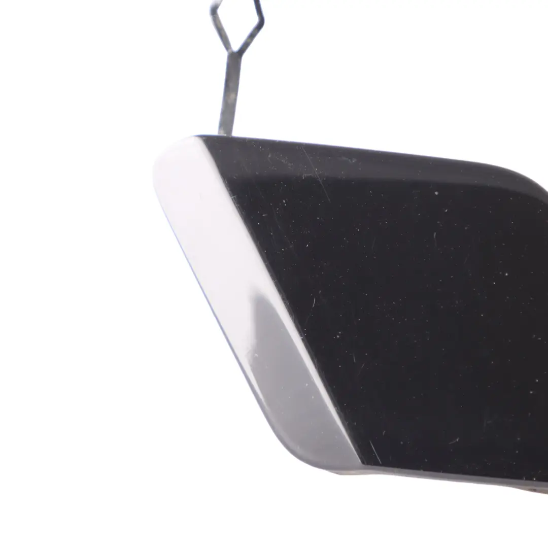 BMW F20 F21 Towing Eye Cover Rear Bumper Hook Flap Cap Schwarz 2 Black - 668 - SKU 7301463-SCH - Part number 7301463