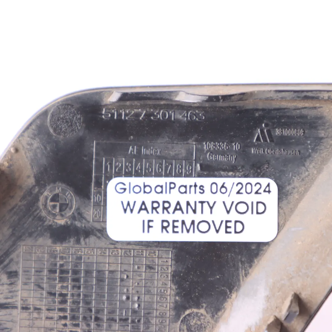 Pöse Abdeckung Hintere Stoß Stange Haken Klappe Kappe Schwarz - 668 für BMW F20 F21 mit Teilenummer 7301463 BMW F20 F21 Pöse Abdeckung Hintere Stoß Stange Haken Klappe Kappe Schwarz - 668 - SKU 7301463-SCH - Teilenummer 7301463