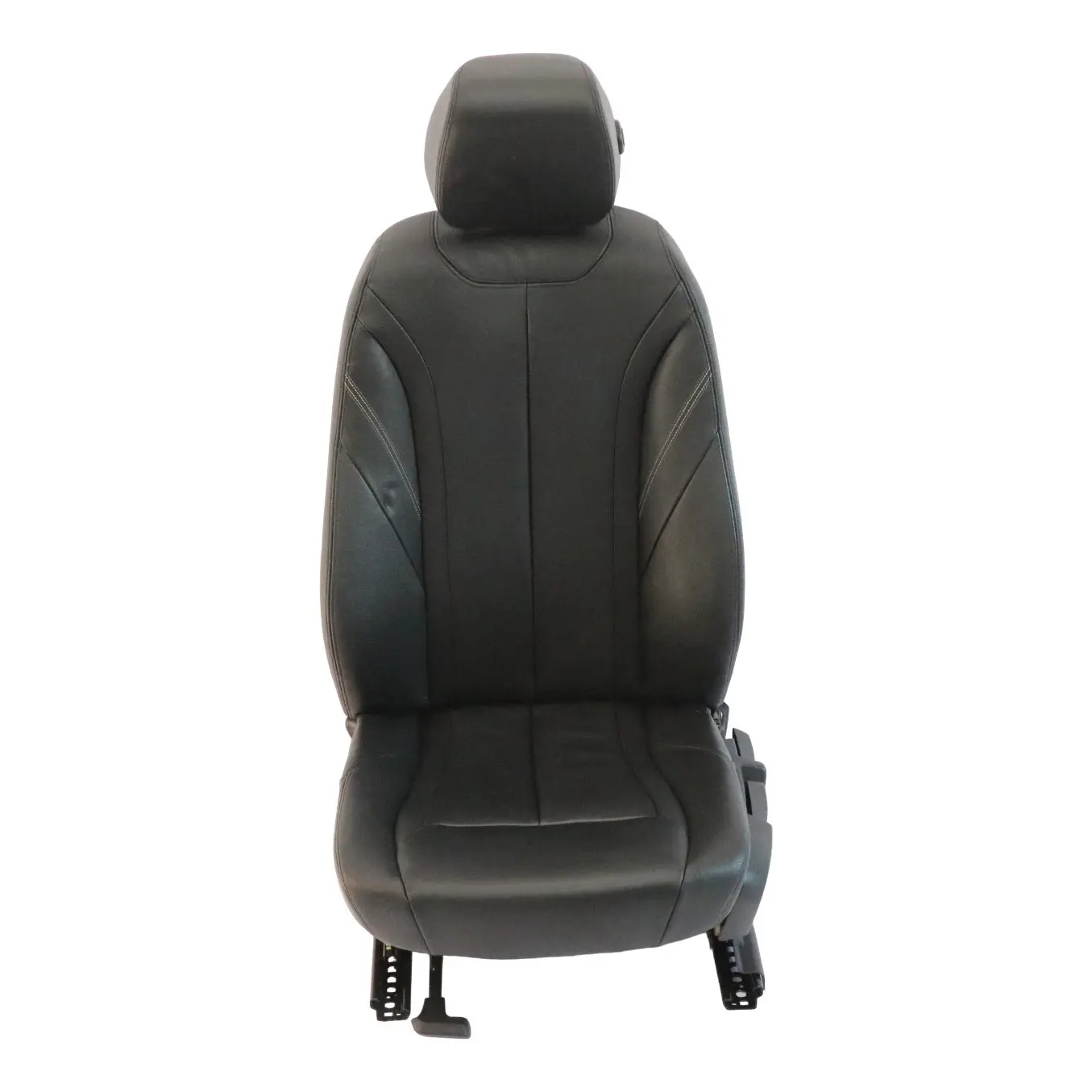 BMW F30 Front Seat Left N/S Heated Interior Leather Dakota Black Exclusive Seam