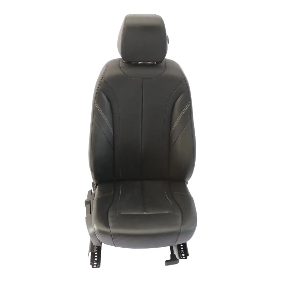  Asiento Delantero BMW F30 F31 Derecho Interior Cuero Negro Costura Exclusiva - SKU 7303720-2 - Número de pieza 7303720