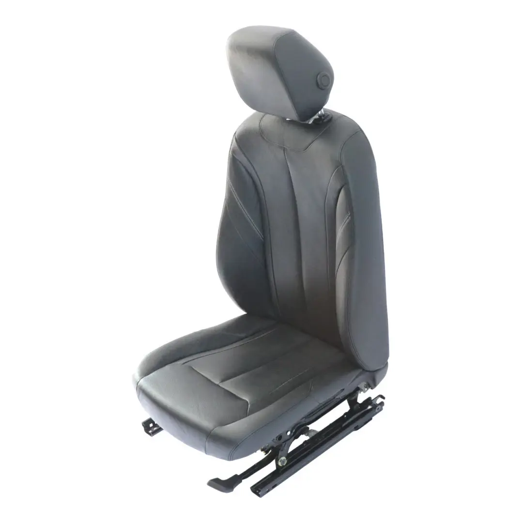 BMW F30 F31 Fotel Przedni Prawy Wnętrze Skóra Dakota Black Ekskluzywny Szew - SKU 7303720-2 - Numer Części 7303720