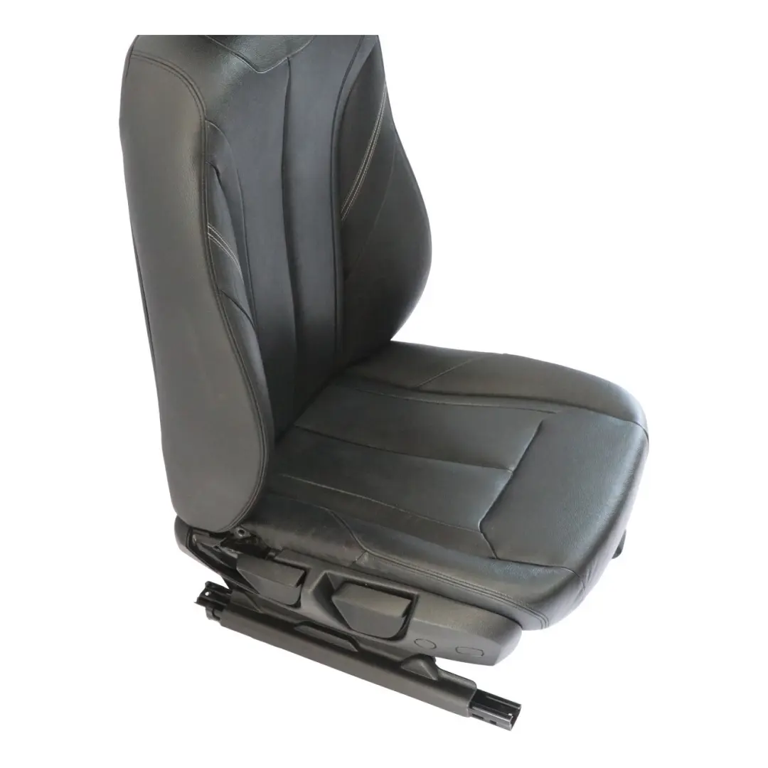  Asiento Delantero BMW F30 F31 Derecho Interior Cuero Negro Costura Exclusiva - SKU 7303720-2 - Número de pieza 7303720