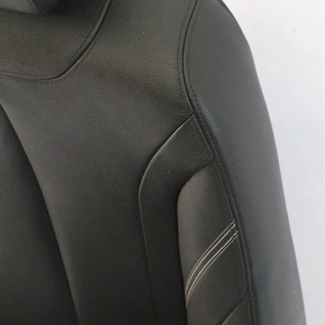  Front Seat BMW F30 F31 Right O/S Interior Leather Dakota Black Exclusive Seam - SKU 7303720-2 - Part number 7303720