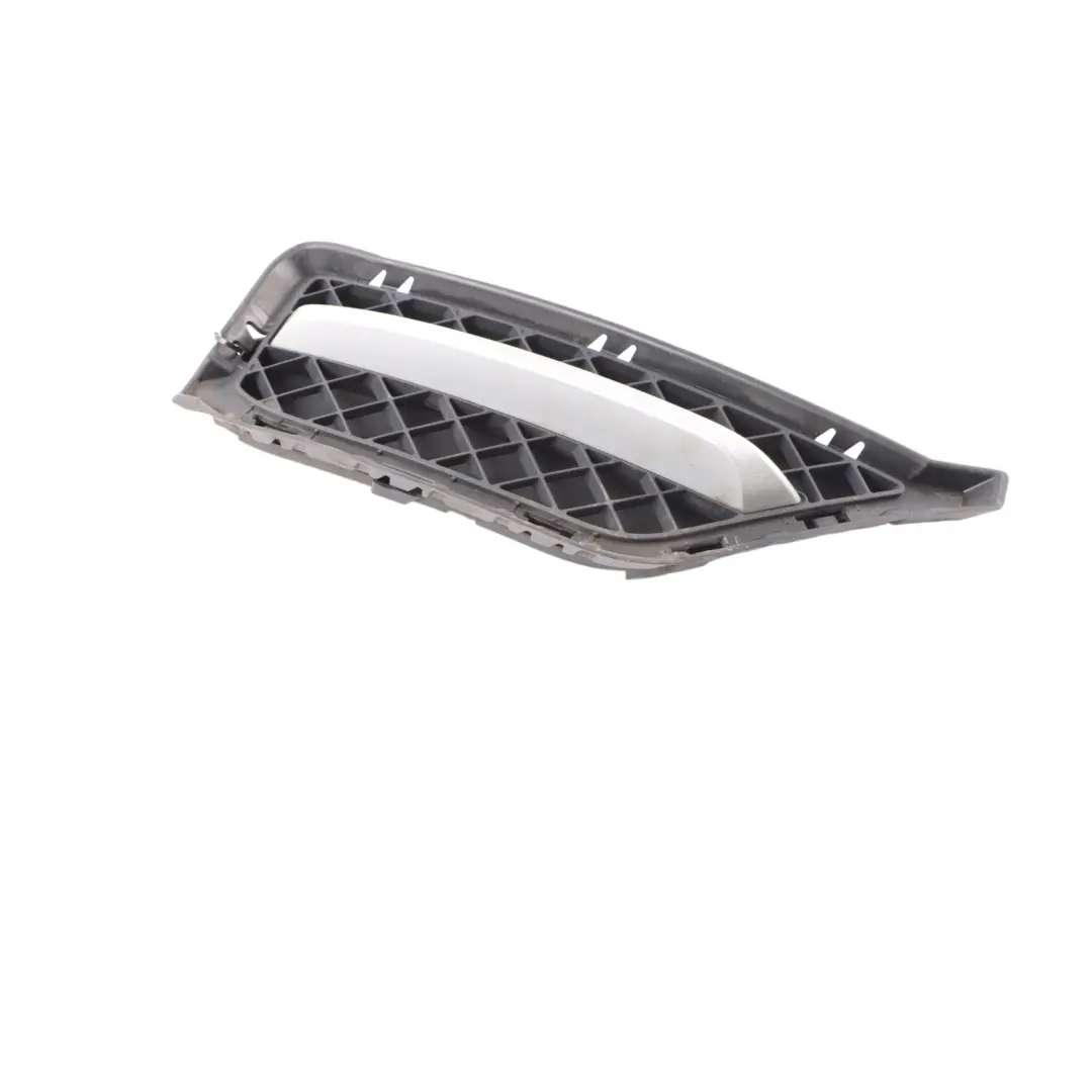 BMW X1 E84 Front Bumper Bottom Grille Trim Right O/S Black Silver - SKU 7303754-2 - Part number 7303754
