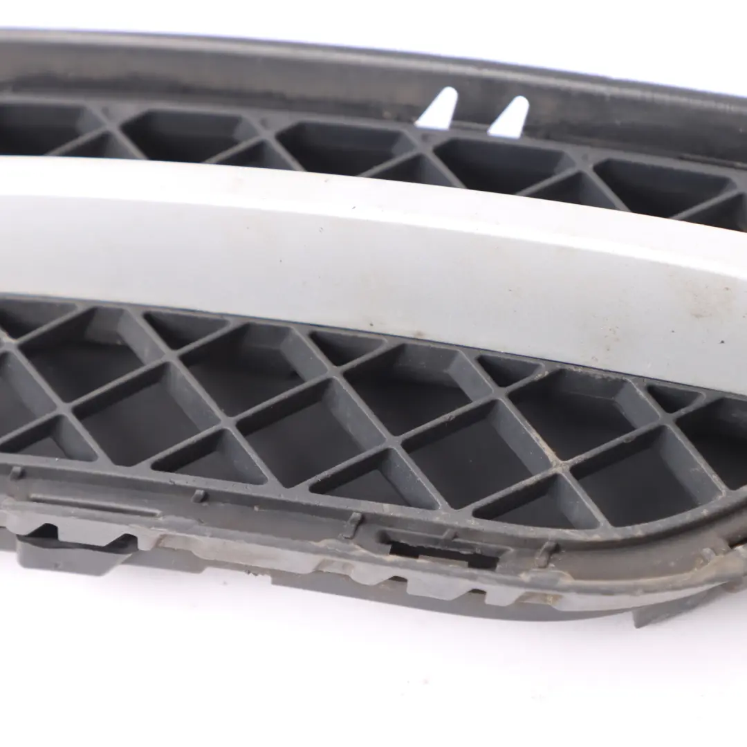 BMW X1 E84 Front Bumper Bottom Grille Trim Right O/S Black Silver - SKU 7303754-2 - Part number 7303754