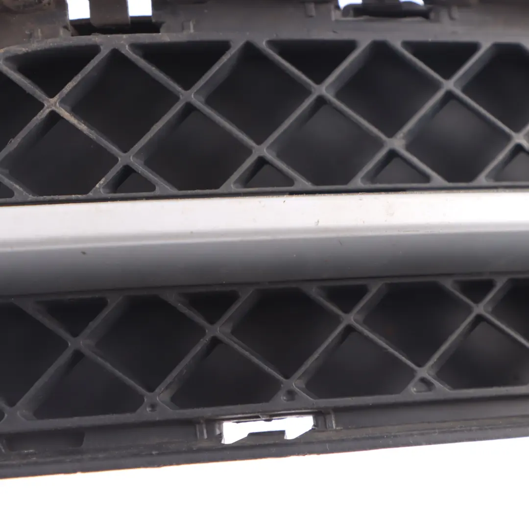 BMW X1 E84 Front Bumper Bottom Grille Trim Right O/S Black Silver - SKU 7303754-2 - Part number 7303754